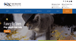 Desktop Screenshot of okhumane.org